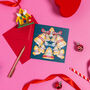Set Of Five Illustrated Christmas Cards, thumbnail 6 of 8