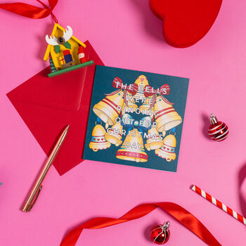 Set Of Five Illustrated Christmas Cards, 6 of 8