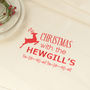 Personalised Organic Christmas Dinner Tablecloth, thumbnail 3 of 4
