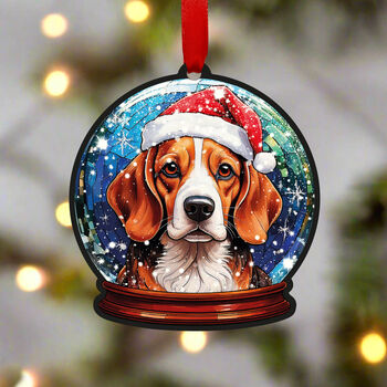 Beagle Dog Tree Decoration, 2 of 2