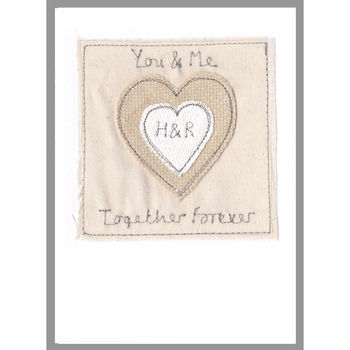 Personalised Initials Wedding Or Anniversary Card, 8 of 12