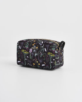 Wilderness Black Cosmetic Bag, 5 of 7