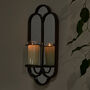 Coupole Mirrored Wall Candle Holder, thumbnail 2 of 4