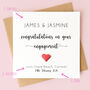 Personalised Engagement Card For Couple, thumbnail 2 of 5