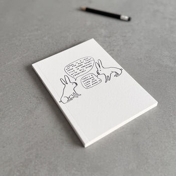 David Shrigley Rabbit Notebook, 4 of 4
