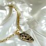 Dalmatian Jasper Arrow Statement Necklace, thumbnail 3 of 4