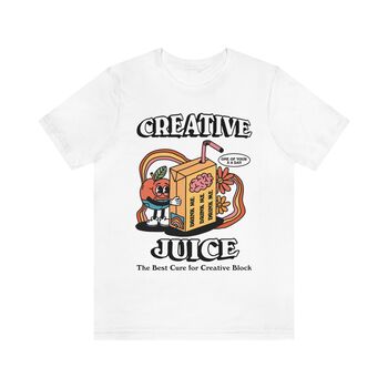 'Creative Juice' 80s Aesthetic T Shirt, 6 of 6