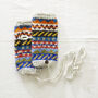 Fair Trade Eco Wristwarmer Fingerless Gloves Waste Wool, thumbnail 6 of 12