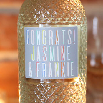 Personalised 'Congratulations' Freixenet Wine, 2 of 2