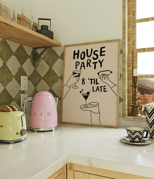 House Party Kitchen Print, 4 of 4