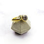 18ct Yellow Gold Ring With Salt And Pepper Diamond, thumbnail 1 of 3