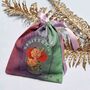 Sagittarius Birth Flower Gift Pouch, thumbnail 2 of 7