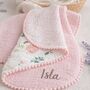 Handmade Personalised Muslin Baby Blanket, thumbnail 4 of 9