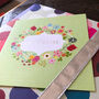 Floral Christening Greetings Card, thumbnail 4 of 5