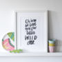 Oh How We Love Our Little Wild One Print, thumbnail 3 of 4