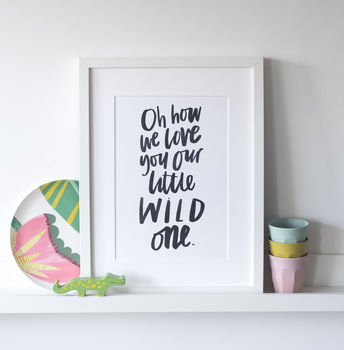 Oh How We Love Our Little Wild One Print, 3 of 4