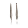 Silver Slim Shard Earrings, thumbnail 3 of 4