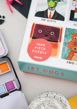 Arty Dogs 1000 Piece Jigsaw Puzzle, 5 of 5