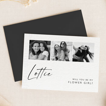 Bridesmaid Proposal Card With Photos, 4 of 12
