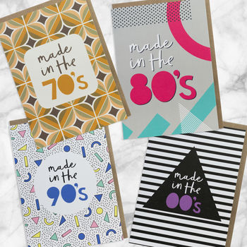 'Made In The 80s' Birthday Card, 4 of 4