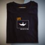Guitar Shirt Gift For Guitarists. Life One Fret At A Time Single Fret Shirt, thumbnail 6 of 11
