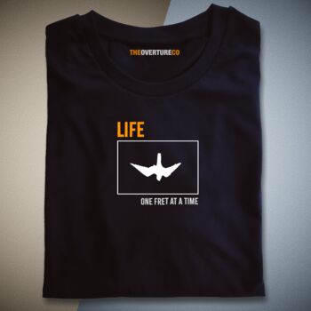 Guitar Shirt Gift For Guitarists. Life One Fret At A Time Single Fret Shirt, 6 of 11