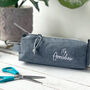 Personalised Embroidered Teacher Pencil Case, thumbnail 2 of 2