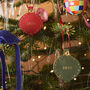 Personalised 2024 Memories Leather Photo Bauble, thumbnail 1 of 6