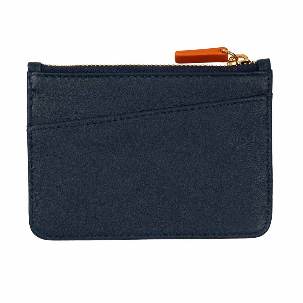 Luxury Leather Coin And Card Purse By Stow | notonthehighstreet.com