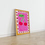 Mon Chéri Food Art Print Cherries Kitchen Fruit Poster, thumbnail 6 of 11