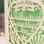 Personalised 'To My Parents On My Wedding Day' Card, thumbnail 9 of 9