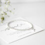 Personalised Holy Communion Sterling Silver Bracelet, thumbnail 1 of 6