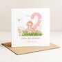 2nd Birthday Fairy Card Personalised For Girl, thumbnail 1 of 7