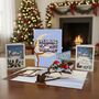 Dreaming Of A White Christmas?! Cheeky Christmas Card With Funny 3D Pop Up Robins, thumbnail 5 of 12