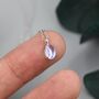 Moonstone Pendant Necklace In Sterling Silver, thumbnail 4 of 10