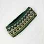 Fair Trade Fair Isle Knit Wool Lined Earwarmer Headband, thumbnail 8 of 12