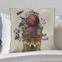 Decorative Cushion Fox And Artichoke, thumbnail 3 of 6
