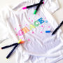Personalised Children's Make Your Own Colour In T Shirt, thumbnail 3 of 4