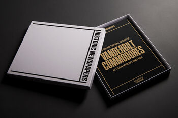 Vanderbilt Commodores College Football Personalised Newspaper History Book, 3 of 8