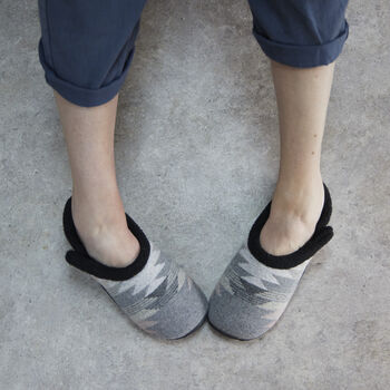 Kay Grey Pink Women's Slippers Indoor/Garden Shoes, 3 of 7
