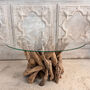 Round Driftwood Coffee Table 40cm High, thumbnail 3 of 4