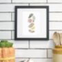 Oyster Limited Edition Giclée Print | Hand Drawn Seafood Illustration, thumbnail 1 of 4