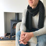 Men's Knitted Lambswool Scarf, thumbnail 6 of 12