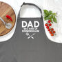 Dad. Bbq King Of … Personalised Apron, thumbnail 1 of 3