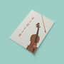 Violin Print | Instrument Music Poster, thumbnail 5 of 10