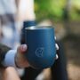 Ocean Navy Blue Insulated Wine Tumbler, thumbnail 1 of 4