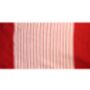 Red / Pink Striped Cotton Rug, thumbnail 2 of 3