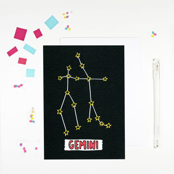 Star Sign Constellation Birthday Cards, 6 of 12