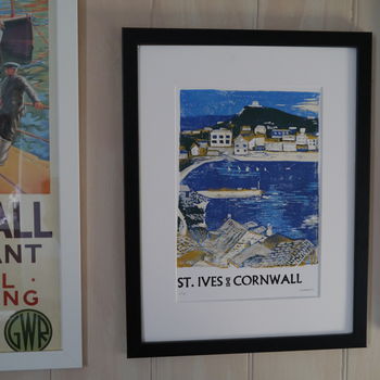 St Ives Cornwall Linocut Print, 6 of 9
