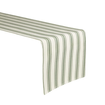 Greenfield Striped Cotton Table Runner, 2 of 6